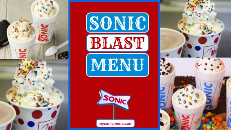 Sonic Blasts Menu