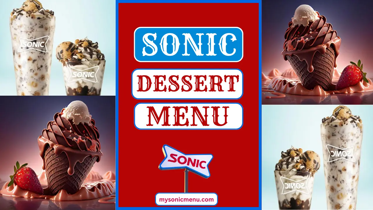 Sonic Dessert Menu