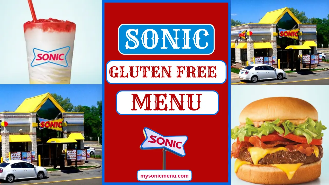 Sonic Gluten Free Menu