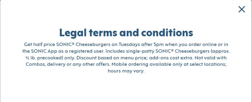 legal terms and conditions